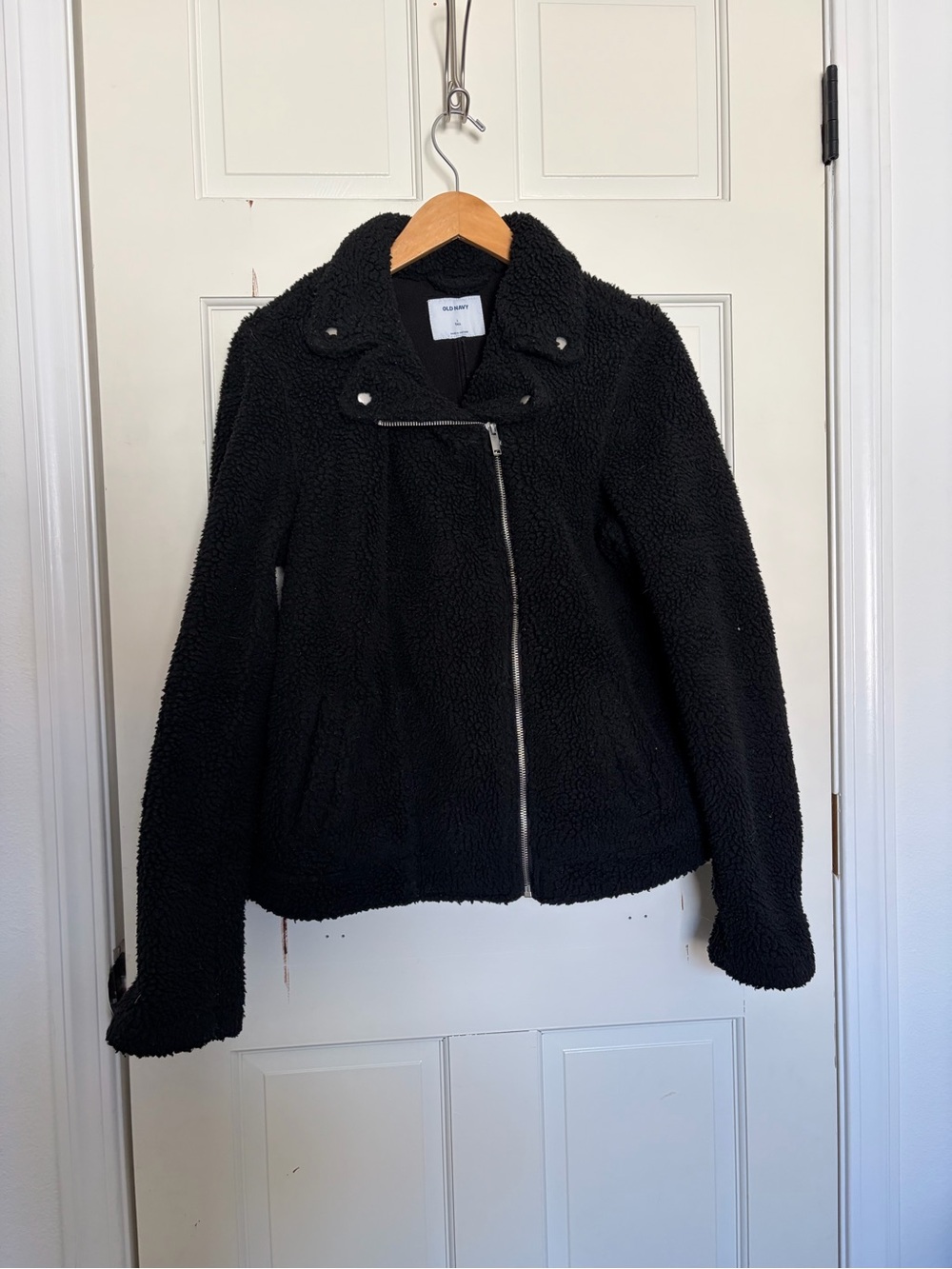 Old Navy Black Teddy Sherpa Jacket